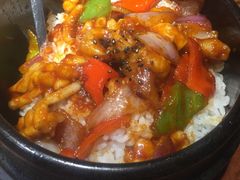 石锅鱿鱼饭-原始泥炉烤肉(总店)