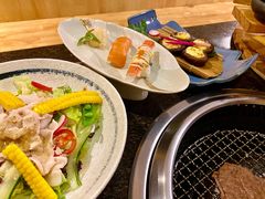 有机甜玉米色拉-万福炭火烤肉日本料理(新街口店)