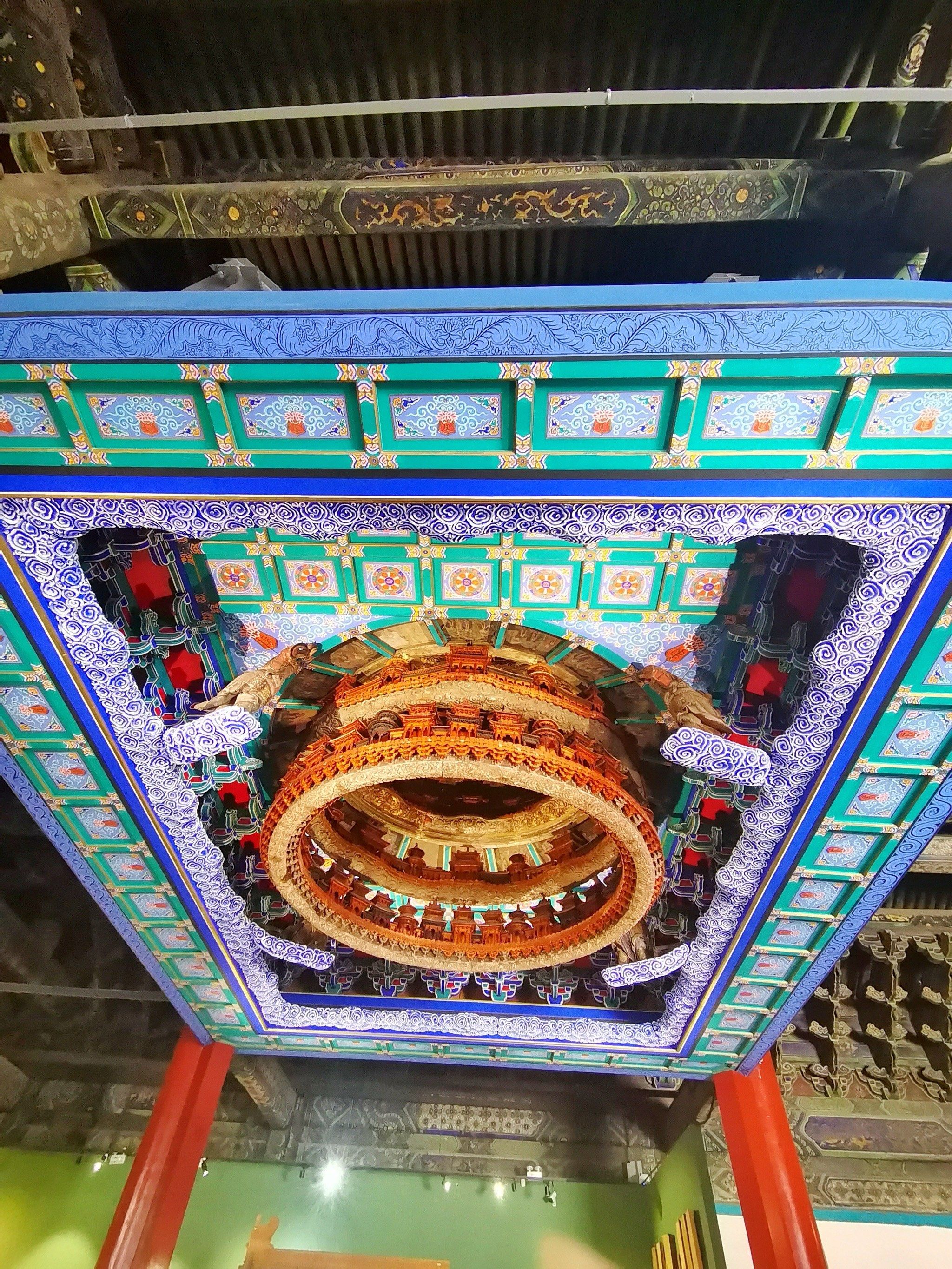 藻井天花板看了