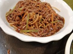 撒子牛肉丝-刘胖子家常菜·蹄花焖藕(中南店)
