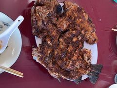 烤虹鳟鱼-北京龙庆四季香农家饭庄·灶台鱼·碳烤虹鳟鱼(龙庆峡店)