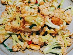 小炒有机菜花-那家老院子东北菜.饺子.小鸡炖蘑菇(宁山店)