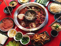 谭血鸭红锅底-谭鸭血老火锅(漳州路店)