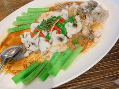 青花椒蒸笋壳鱼-猪肉婆私房菜(容桂总店)
