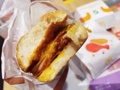 卤辣板烧鸡腿堡-麦当劳(海洋城店)
