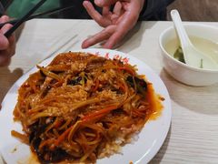 鱼香肉丝盖浇饭-老头盖浇饭(南京新街口明瓦廊宏光酒店店)
