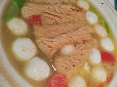 丝瓜鱼丸炖馓子-永安鱼庄·镇江菜(东吴路店)