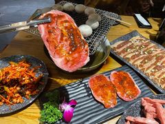 秘制梅花肉-喝丢一只鞋·东北烤肉·烧烤·铜火锅(童卫路店)