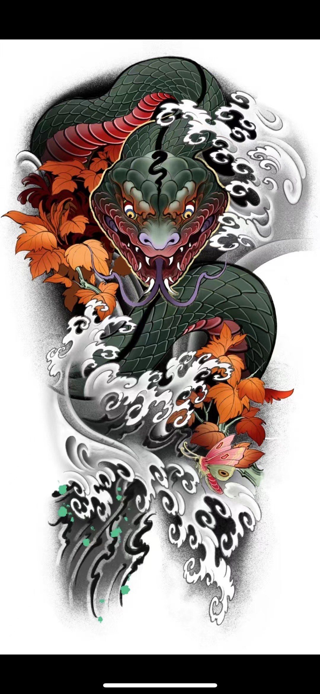 满背纹身 #纹身