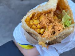 -小红车炸蛋葱油饼