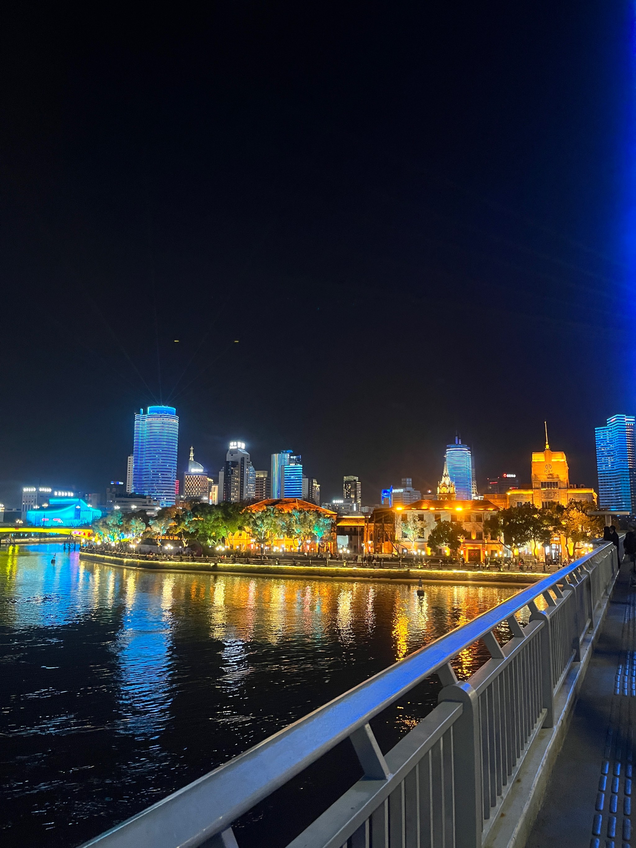 宁波夜景 外滩风景图片