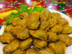 煎血肠-闯关东东北农家菜(崂山石老人店)
