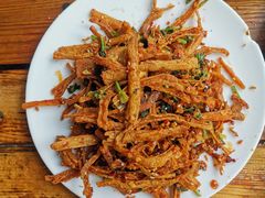 干煸茶树菇-龙头街回族餐厅(银河店)