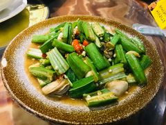 蚝炒秋葵-私厨味道·广西菜
