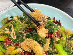 鱼籽鱼泡炒大蒜-绍兴名菜馆(可乐路店)