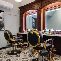 -595barbershop美式油头