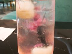 荔枝樱花气泡水-1981牛排西餐厅(海信店)