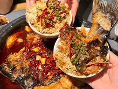 -探鱼·鲜青椒爽麻烤鱼(天一广场店)