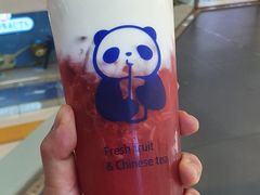 草莓厚芝士-茶百道(春熙路银石广场店)