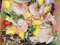 鲜柚芒果沙拉佐冰花酸梅酱-HELLO 27 意面·沙拉·帕尼尼