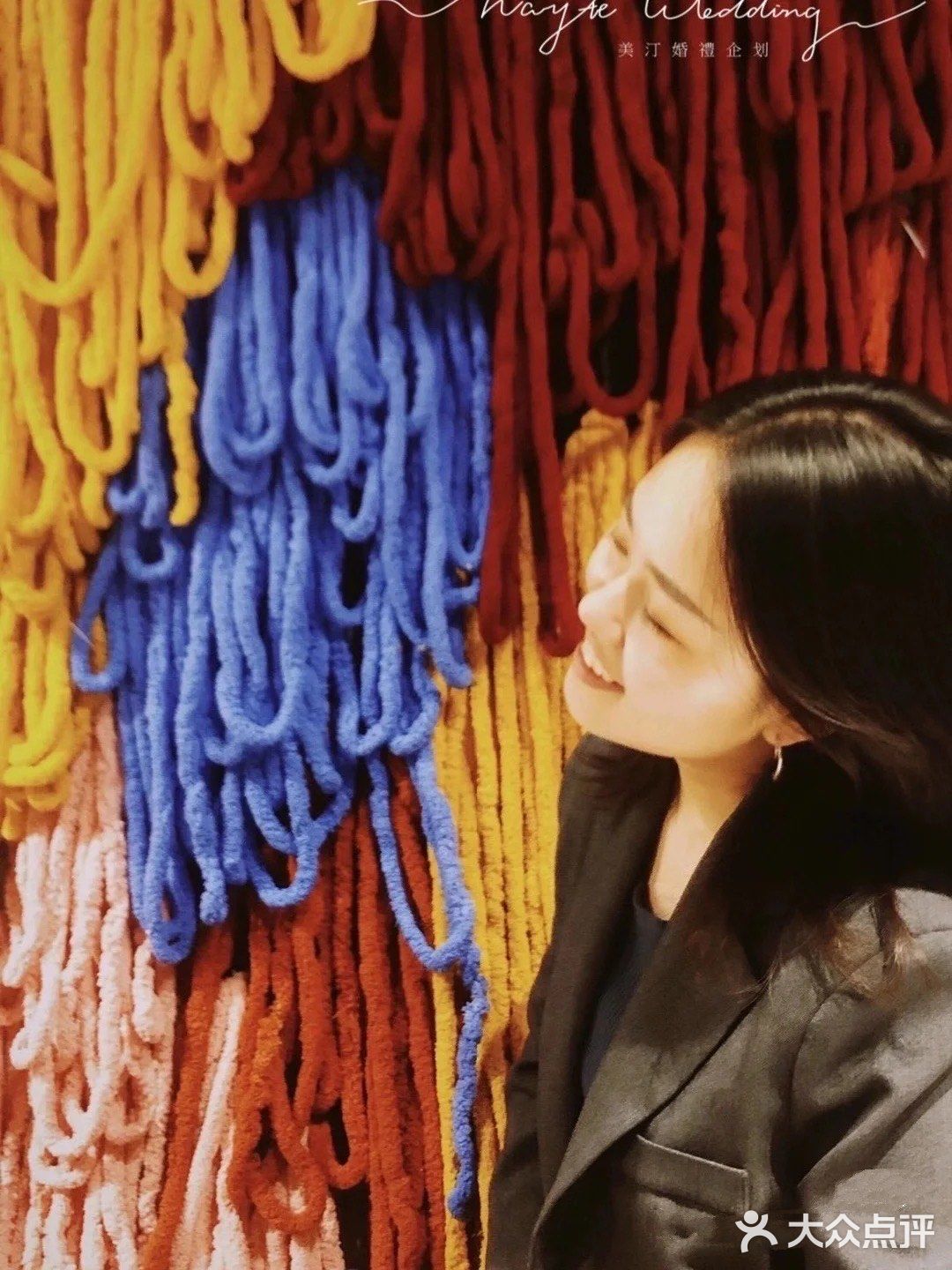 洛阳婚礼✨我们制作了洛阳第一面毛线迎宾墙