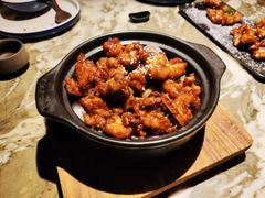 蒜香蜜汁排骨-绿茶餐厅(乐峰广场店)