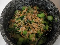 广东菜心炒虾皮-野蔓果·山野菜(西湖景区·龙井茶田店)