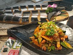 拌花菜-吉力烤鳗