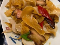 野生竹耳炒肉-禾悟农·农家私房菜