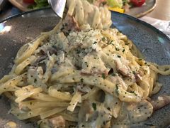 奶油培根意面-HELLO 27 意面·沙拉·帕尼尼