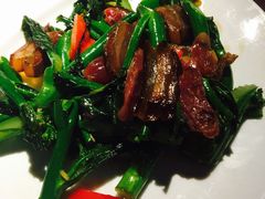 广式腊味炒芥兰-侨美唐荔园·宴会厅(唐荔园食艺馆店)