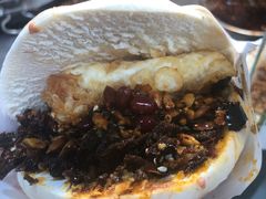 -清真马乐贝腊牛肉蛋黄菜夹馍(马蓉洒金桥店)