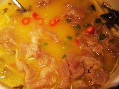 酸汤时蔬肥牛-绿茶餐厅(蓝色港湾店)