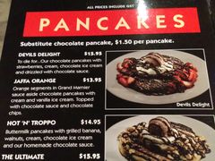 菜单-Pancakes on the rocks(Darling Harbour)