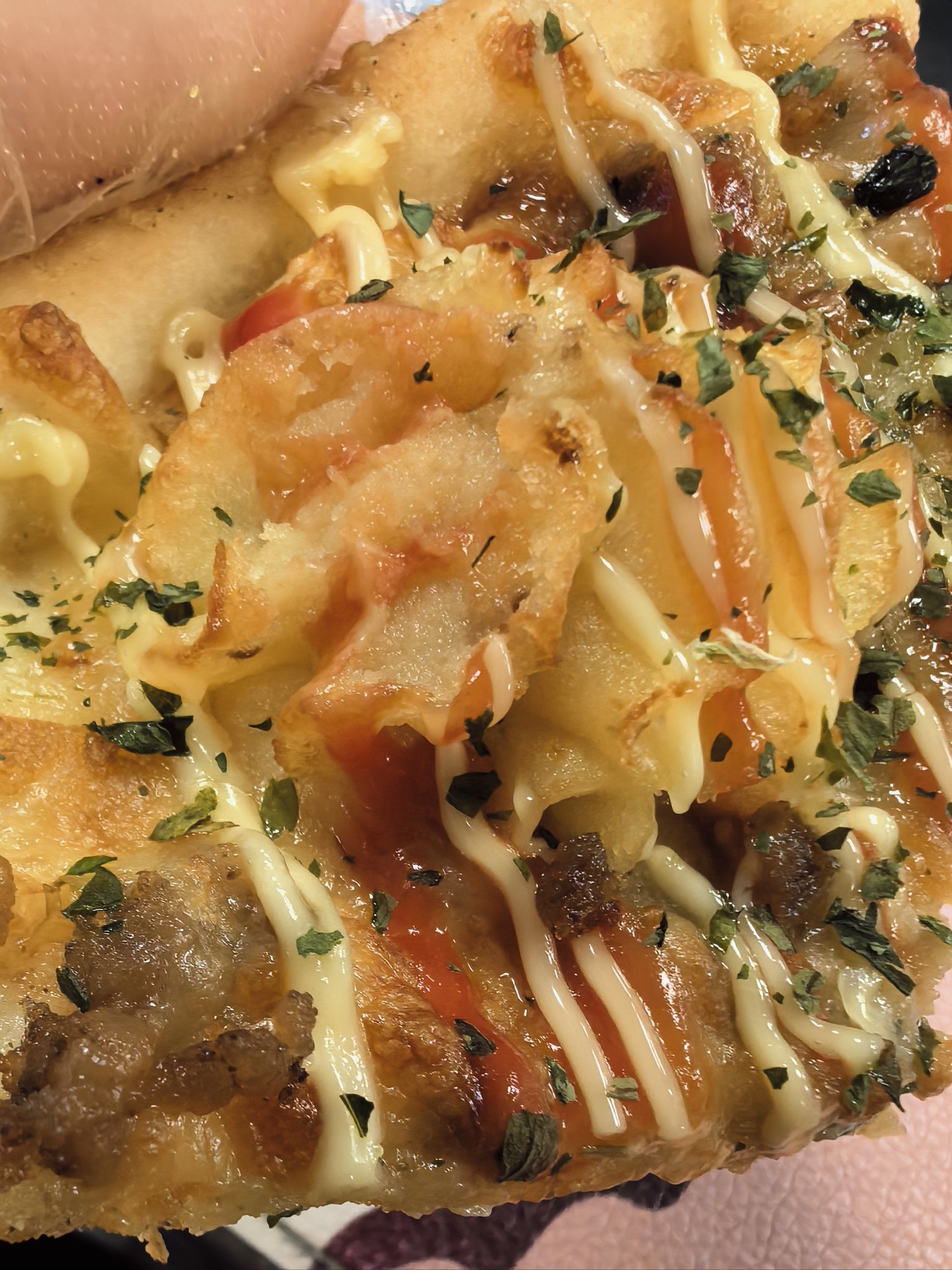 好久没吃铁酱披萨了