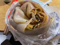 素卷馍加把子肉和卤蛋-安徽阜阳卷馍(西单店)