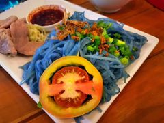 -蝶豆花蓝面条