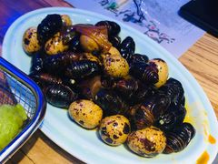 鹌鹑蛋蚕蛹-山河屯铁锅炖(哈西站店)