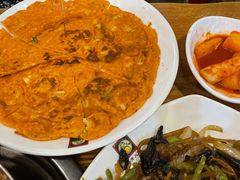 泡菜饼-喇喇排骨火锅·传统韩式脊骨汤(望京西园总店)