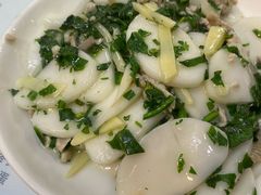 荠菜冬笋肉丝炒年糕-蘭心餐厅(进贤路店)