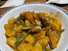 -东来菜馆•手抓海鲜家常菜•海鲜锅贴(鸽子窝店)