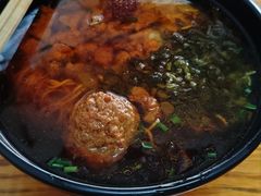辣肉咸菜汤面-小无锡面馆