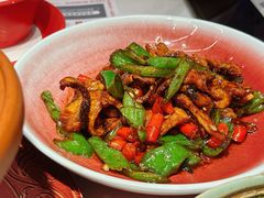青椒炒七星财鱼片-来菜·湖北头牌藕汤(武商MALL众圆店)