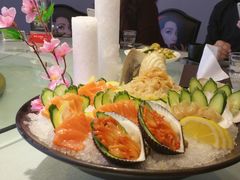 生吃三文鱼-炉鼎记私房菜(总店)