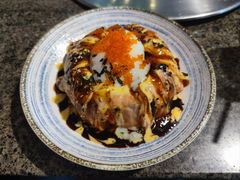 三文鱼流心熔岩饭-梦山水日本烧肉(五四广场店)