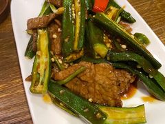 秋葵牛肉-熠盛粤味·顺德桑拿鸡(永康路店)