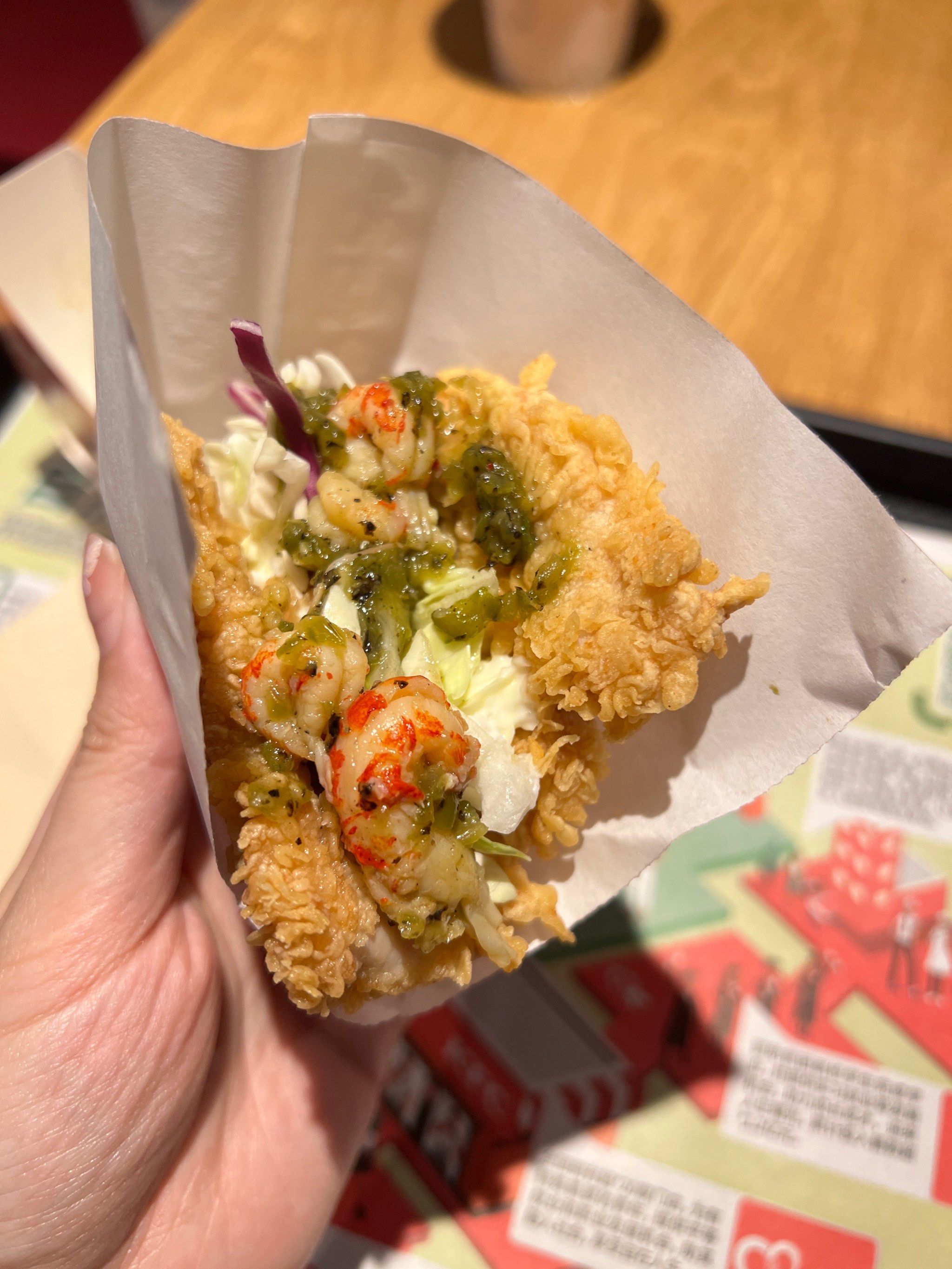 肯德基烧椒皮蛋小龙虾塔可