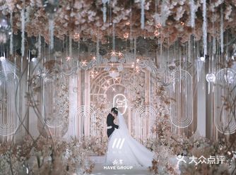 香槟色的星空婚礼你见过了