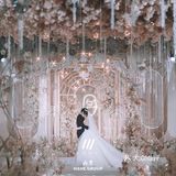 香槟色的星空婚礼你见过了