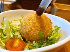 酥炸猪肉裹温泉蛋-胜博殿日式炸猪排(侨福芳草地店)